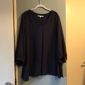 Navy blue blouse